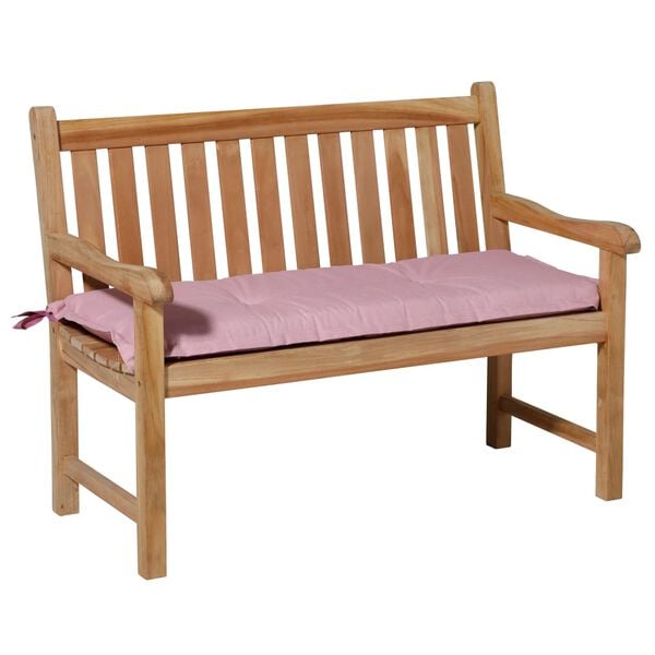 Madison Coussin de banc Panama 180x48 cm Rose p&acirc;le