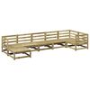 vidaXL Salon de jardin 7 pcs bois de pin impr&eacute;gn&eacute;