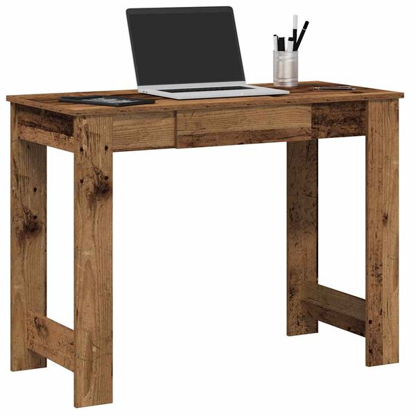 vidaXL Bureau vieux bois 100x45x75 cm bois d'ing&eacute;nierie