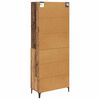 vidaXL Haut Armoire Bois Ancien 69,5 x 34 x 180 cm Bois d'ing&eacute;nierie