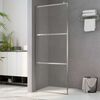 vidaXL Paroi de douche &agrave; l'italienne &agrave; verre ESG transparent 90x195 cm