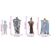 vidaXL Fantôme Suspendu Halloween 3 pcs Multicolore 61 x 97 cm