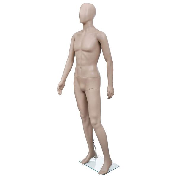 vidaXL Mannequin de vitrine Homme T&ecirc;te ronde