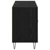 vidaXL Buffet Ch&ecirc;ne noir 100 x 36 x 60 cm Bois d'ing&eacute;nierie