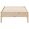 vidaXL Cadre de lit sans matelas 75x190 cm bois de pin massif