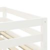 vidaXL Lit mezzanine enfants avec tunnel sans matelas rose 90x200 cm