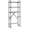 vidaXL &Eacute;tag&egrave;re de lave-linge ch&ecirc;ne sonoma 67x25x163 cm bois ing&eacute;nierie