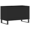 vidaXL Armoire &agrave; disques noir 74,5x38x48 cm bois d'ing&eacute;nierie