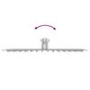 vidaXL Pomme de douche pluie Inox 304 30x20 cm Rectangulaire