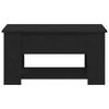 vidaXL Table basse Ch&ecirc;ne noir 79 x 49 x 41 cm Bois d'ing&eacute;nierie