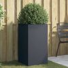 vidaXL Jardini&egrave;re anthracite 42x38x75 cm acier