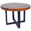 vidaXL Table basse Teck R&eacute;sine 60 cm