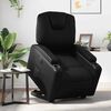 vidaXL Fauteuil inclinable électrique noir similicuir