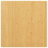 vidaXL Dessus de table 70x70x2,5 cm bambou