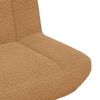 vidaXL Chaise pivotante Beige 63 x 75 x 76 cm Peau de mouton