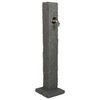 vidaXL Tanker de jardin Anthracite 26 x 26 x 98 cm PE