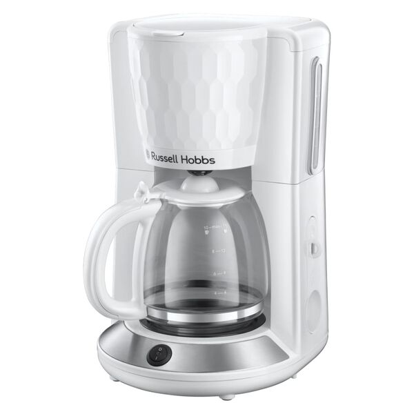 Russell Hobbs Cafeti&egrave;re Honeycomb Blanc