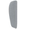 vidaXL Oreille de t&ecirc;te de lit Gris clair 40 x 23 x 6 cm tissu