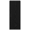 vidaXL Meuble mural Ch&ecirc;ne noir 34,5 x 34 x 90 cm Bois d'ing&eacute;nierie