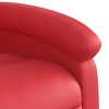 vidaXL Fauteuil inclinable Rouge Similicuir