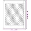 vidaXL Portes d'armoires en treillis 2 pcs 49,5x61,5 cm pin massif