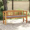 vidaXL Banc rose Naturel 157 x 46 x 82,5 cm Bois d'Acacia Massif