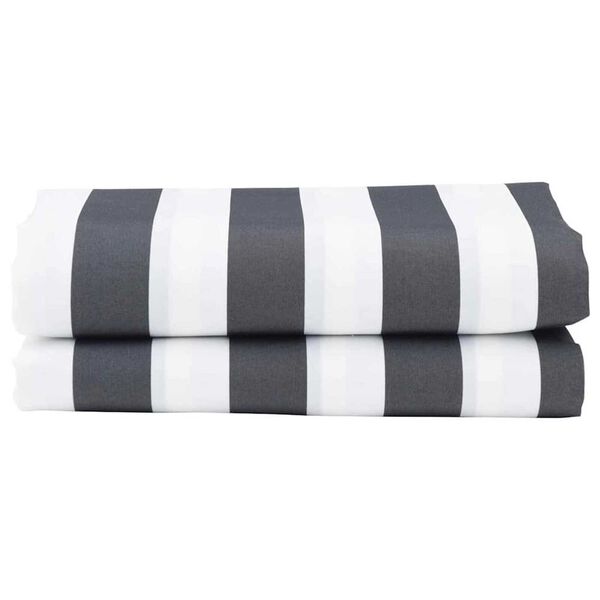 vidaXL Remplacement de store Anthracite et blanc 1000 x 160 cm