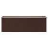 vidaXL Abri de jardin 257x489x181 cm M&eacute;tal Marron