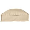 vidaXL Coussin Beige 100 x 40 x 8 cm Tissu Oxford