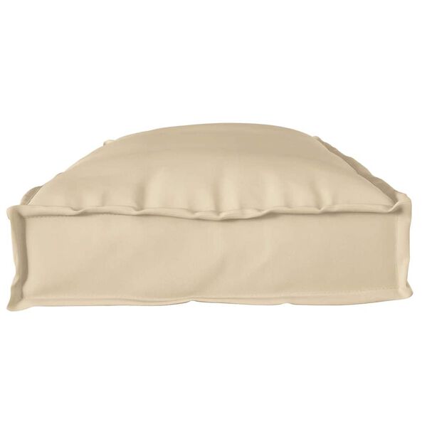 vidaXL Coussin Beige 100 x 40 x 8 cm Tissu Oxford