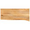 vidaXL Dessus de table &agrave; bord vivant 80x40x3,8 cm bois massif manguier