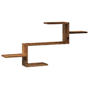vidaXL &Eacute;tag&egrave;re murale vieux bois 104x15x49 cm bois d'ing&eacute;nierie