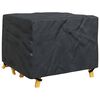 vidaXL Housse pour mobilier d'extérieur Noir 100 x 100 x 70 cm 600D