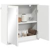 vidaXL Armoire Miroir de Salle de Bain Blanc 60 x 20 x 60 cm