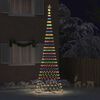 vidaXL Arbre de Noël LED Multicolore 160 x 160 x 500 cm Métal