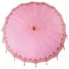 vidaXL Parasol balinais avec base Rose 215 x 215 x 260 cm