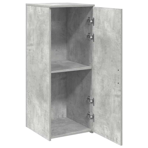 vidaXL Armoire de rangement gris béton 40x45x103,5cm bois d'ingénierie