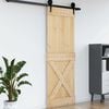 vidaXL Porte NARVIK Naturel 80 x 210 cm Bois de pin massif
