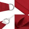 vidaXL Voile de parasol tissu oxford rectangulaire 3,5x4,5 m rouge