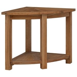 vidaXL Table d'appoint de salle de bain Naturel 45 x 45 x 46 cm