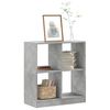 vidaXL Bibliothèque gris béton 68,5x32x75 cm bois d'ingénierie
