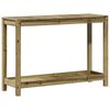 vidaXL Table de rempotage avec &eacute;tag&egrave;re 108x35x75 cm bois pin impr&eacute;gn&eacute;