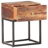 vidaXL Table de chevet 40x30x50 cm Bois d'acacia brut