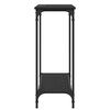 vidaXL Table console Ch&ecirc;ne noir 101 x 30.5 x 75 cm Bois d'ing&eacute;nierie