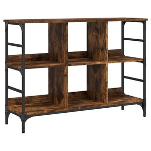 vidaXL Buffet ch&ecirc;ne fum&eacute; 102x32x73,5 cm bois d'ing&eacute;nierie