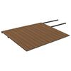 vidaXL Panneaux de terrasse et accessoires WPC Marron/gris 30 m&sup2; 4 m