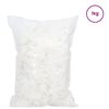vidaXL Remplissage en Fibre Blanc 1 kg Polyester