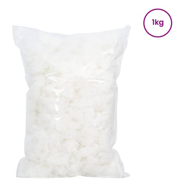 vidaXL Remplissage en Fibre Blanc 1 kg Polyester
