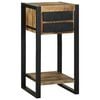 vidaXL Table d'appoint Marron 40 x 40 x 80 cm Bois de mangue massif