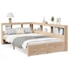 vidaXL Lit biblioth&egrave;que sans matelas 120x200 cm bois de pin massif